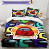 3pcs Duvet Cover Set (1*Duvet Cover + 2*Pillowcase, Without Core), Among Us Print Soft All‑Season Bedding Set, Home Bedroom Decor Gift