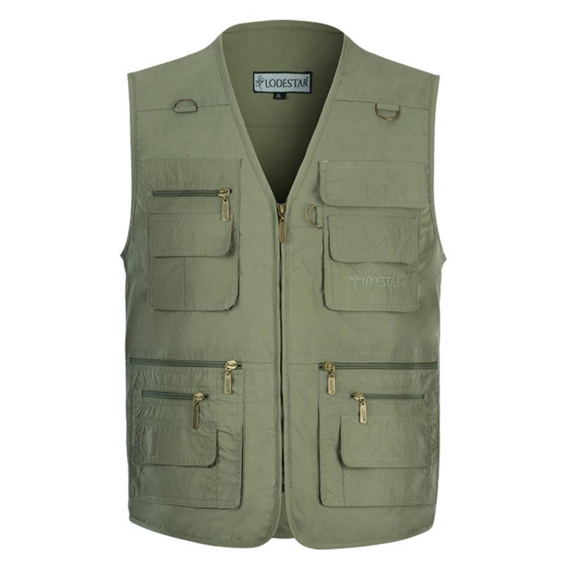 Men's Vest Fashion Spring and Autumn Casual Outdoor Vest