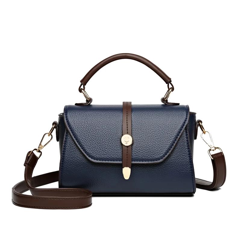 Роскошная дизайнерская однотонная женская маленькая сумочка, новые модные сумки через плечо, женские высококачественные брендовые сумки из искусственной кожи через плечо