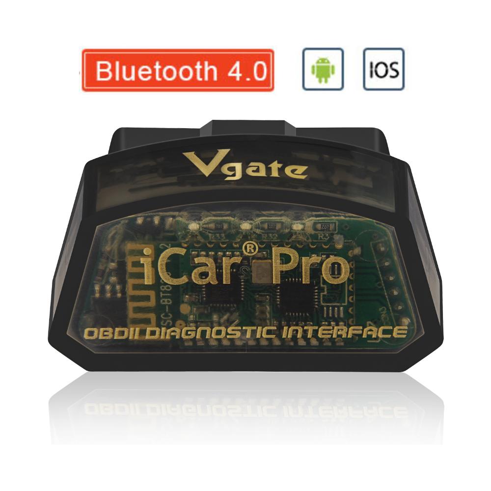 Vgate ICar Pro Bluetooth 4.0 WIFI для Android IOS ELM327 V2.3 OBD 2 OBD2 автомобильный диагностический инструмент BT4.0 считыватель кодов сканирующий инструмент