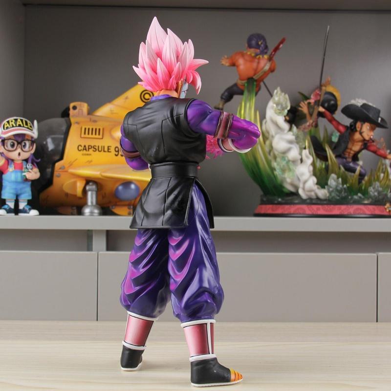 30Cm/11.81Inch Z Figure Zamasu Goku Super Saiyan Pink Anime Figure Pvc Statue Desktop Decoration Collection Model Birthday Gift