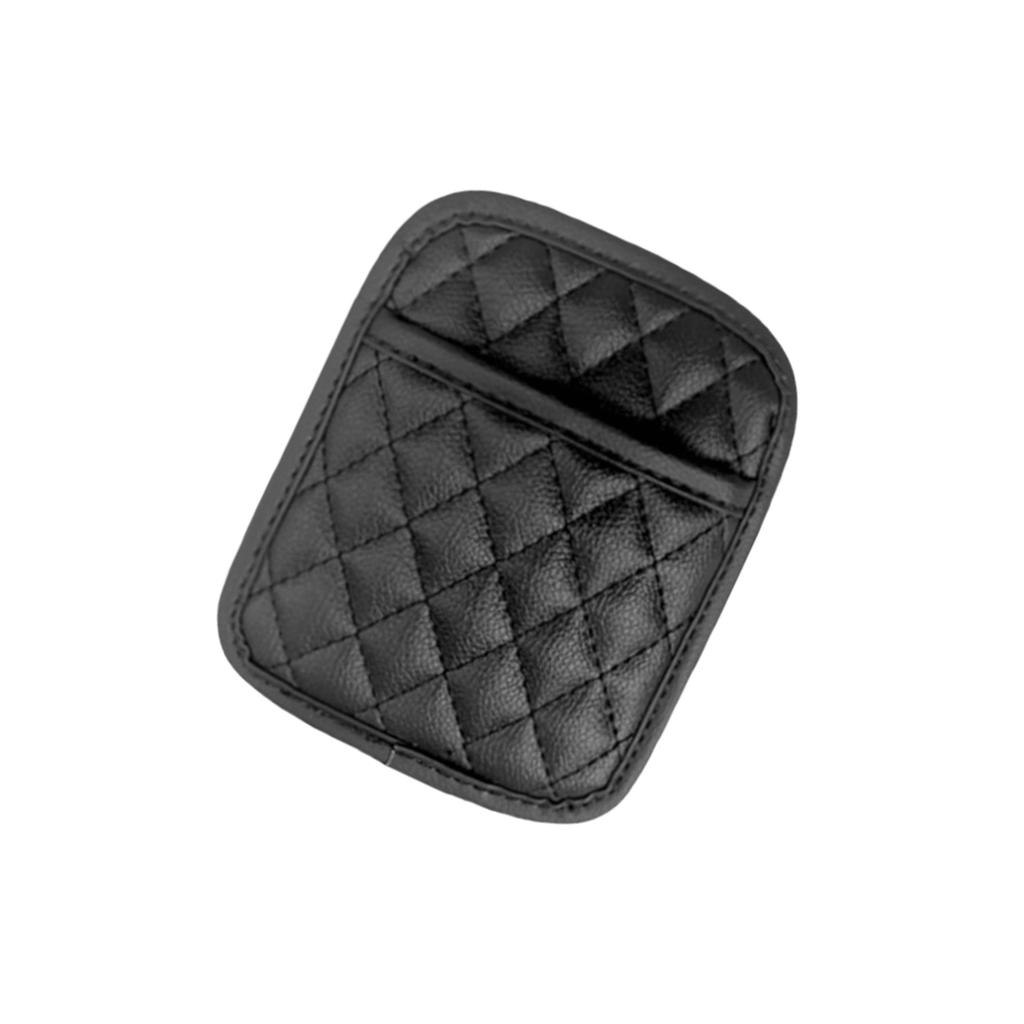 Кожаный карман для хранения в автомобиле Универсальная сумка для хранения в автомобиле для ключей, карточек, мелких вещей, органайзер на спинку сиденья, дверь, центральную консоль