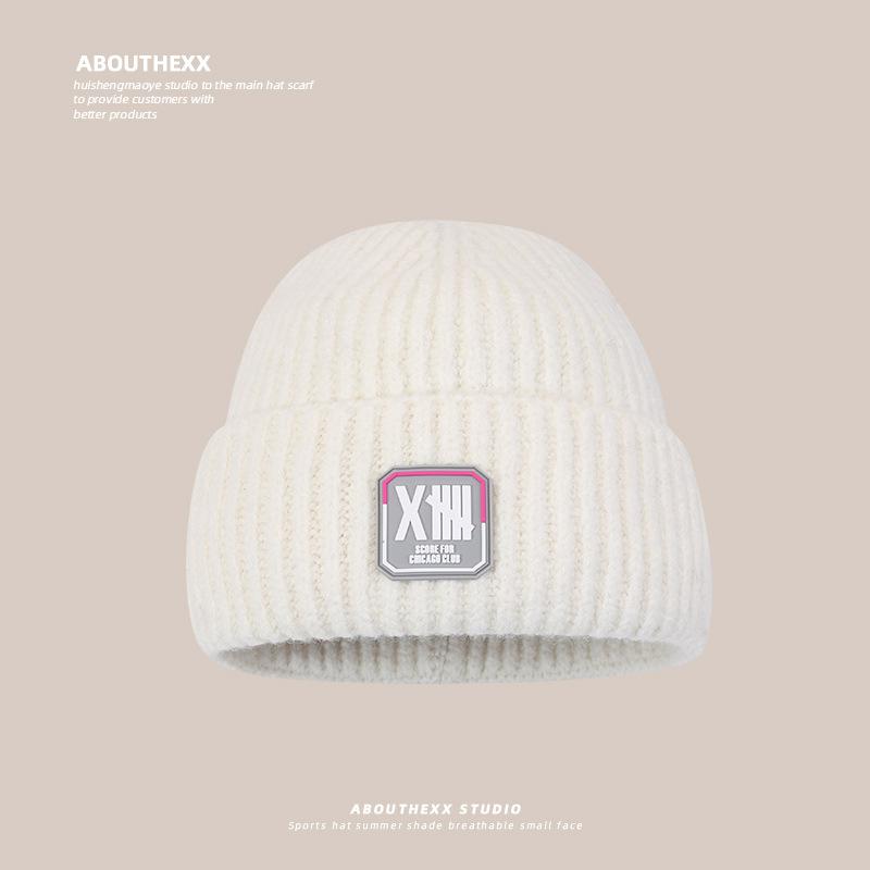 Hats for Women Warm Knitted Hats Korean Style Fashionable and Versatile Student Outdoor Cold Wool Hats Japanese Cold Hats Men
