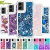 Для Motorola Moto G 5G 2024 Чехол Glitter Quicksand Dynamic Liquid Чехол для Funda Motorola Moto G 5G 2024 Чехол для телефона Etui