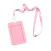 Бейджхолдер Яркого Цвета Толстый Прочный АБС Закругленный Угол Водонепроницаемый Держатель для Автобусной Карты со Шнурком