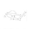 Men Women Frameless Reading Glasses Classic Resin Clear Lens Eyeglasses Fashion Ultralight Portable Presbyopia Eyewear