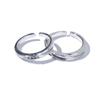 Simple Fashion Spiral Zinc Zinc Alloy Woman Men Fashion Jewelry Couple Ring Open Ring Finger Ring