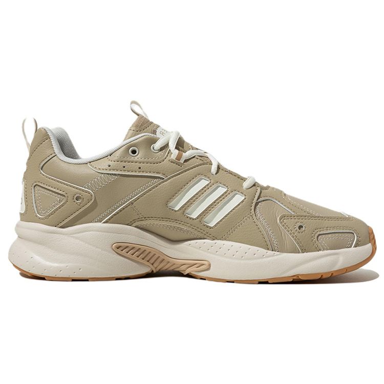 adidas Neo JZ Runner Ткань Кожа Замша Трендовые Универсальные Прочные Легкие Низкие Повседневные Кроссовки Унисекс Коричневый IG9433