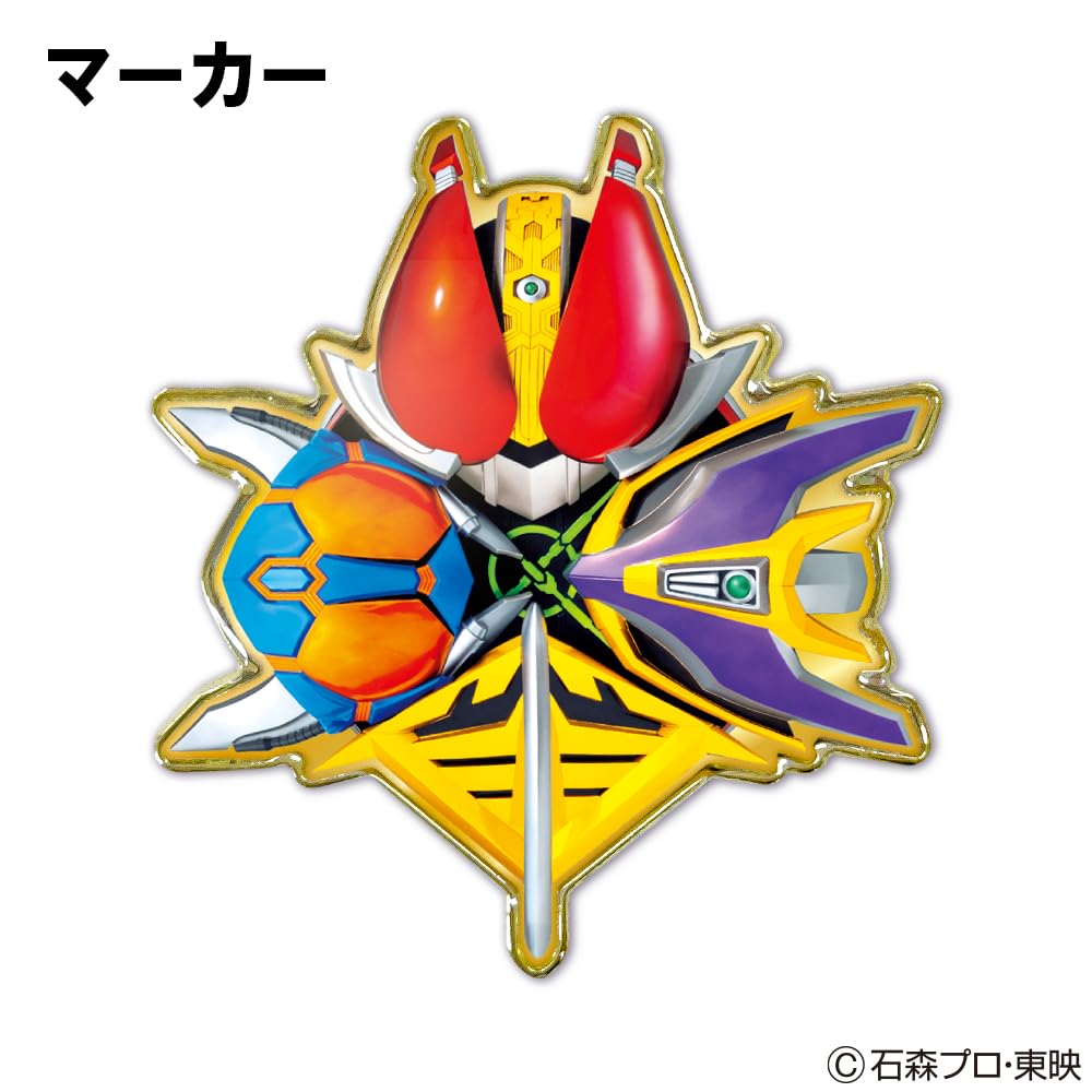 Маркер для гольфа Kamen Rider Персонаж гольфа Toei Heisei Kamen Rider Официальные товары Лицензированный продукт Rider Golf Den-O (Камен Райдер Ден-О Маркер)