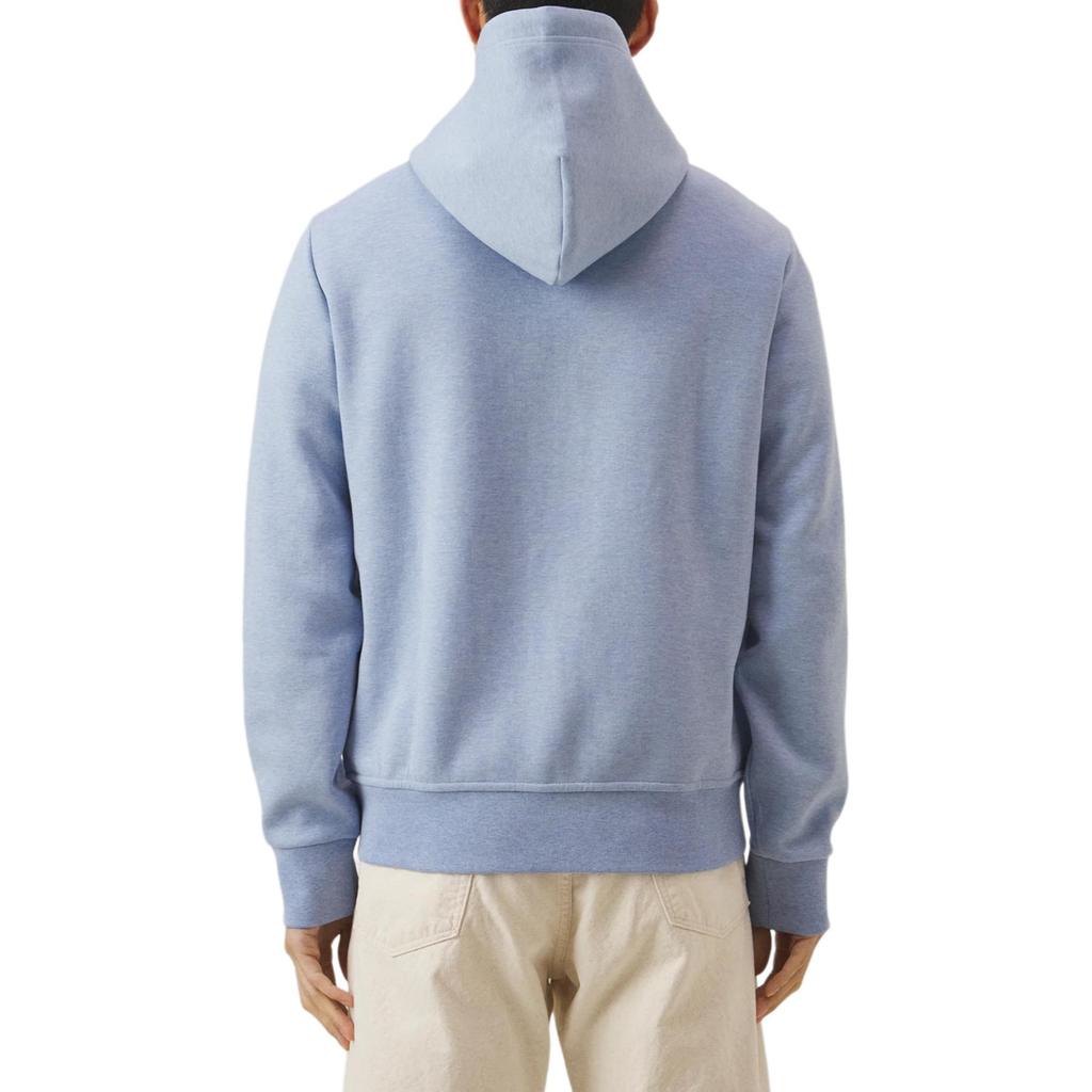 Polo Ralph Lauren Двусторонняя вязаная толстовка с капюшоном, карманом-кенгуру и вышитым логотипом, кардиган, свитшот, мужской, синий, 710883329-041