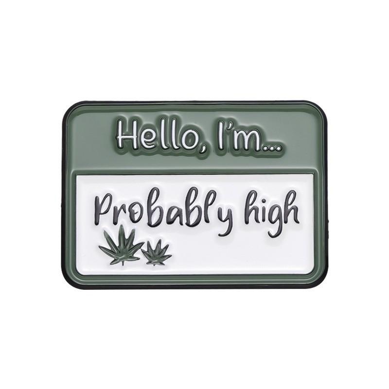 Креативный красочный набор значков с буквами Очаровательные металлические броши для очаровательных аксессуаров