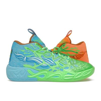 Подростковые мутанты ниндзя черепашки x MB.04 Леонардо и Микеланджело Унисекс Кроссовки Зеленый Флуоресцентно-зеленый-Pes Ярко-аквамариновый 311307-01