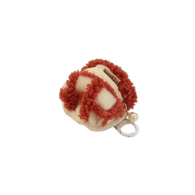 1 шт. Ретро классическая сумка для наушников винтажная милая мини плюшевая беспроводная сумка для хранения гарнитуры