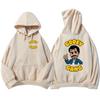 Худи Goofy Gang Морган Джей Мультяшный Графический Свитшот с Капюшоном Длинный Рукав Мужской Пуловер Карман Флис Повседневные Мужские Худи Топы