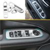 Для Jeep Compass LHD второго поколения 2017 2018 хромированное оконное стекло, кнопка подъема, панель, крышка, накладка, наклейка