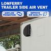 Lonffery RV Vent Covers For Trailer - Side Air Vents For ATV, Cycle, Truck, Cargo, Work Trailers