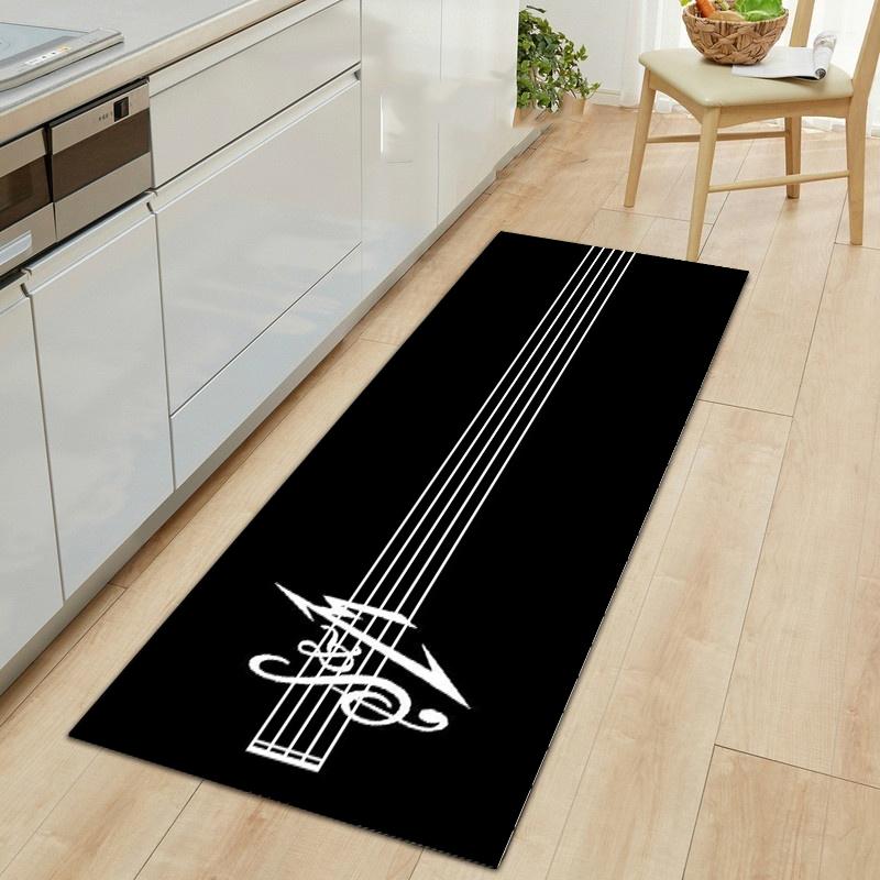 Коврик с 3D-печатью серии Piano Keyboard, большой коврик, ковры для гостиной, спальни, коврики для кухни, коврики, нескользящие
