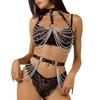 Punk Waist Chains Tassel Multilayer Body Chains Belts Accessories Apparel Belly Body Cha