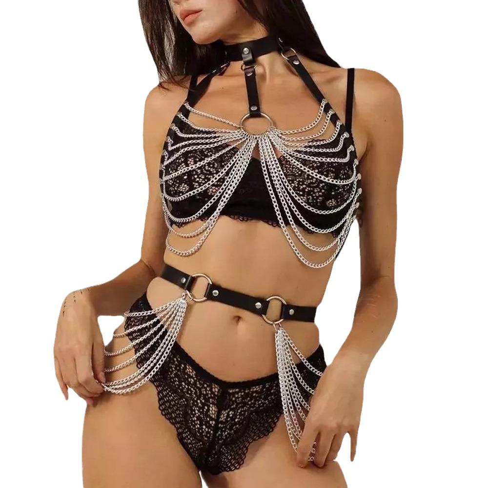Punk Waist Chains Tassel Multilayer Body Chains Belts Accessories Apparel Belly Body Cha