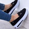 Fashion 2025 New Women Shoes Autumn Lace-up Platform Shoe Plus Size 43 Casual Sneakers Comfortable Slip On Anti-slip Zapatillas De Mujer