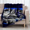 Fast & Furious Theme Printed Blanket - Perfect for Couch, Bed, Travel & Outdoor Use | Machine Washable, Cozy & Durable.