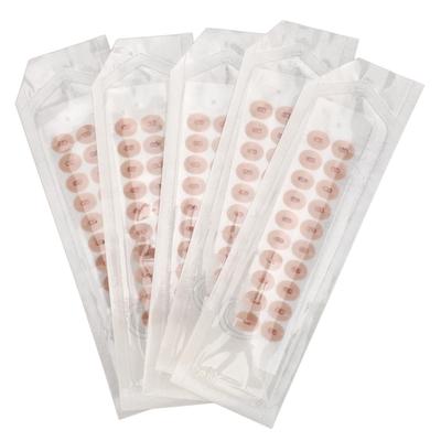 100 шт., акупрессурный пластырь с камнями для ушей, массажная стимуляция стресса, двойной акупрессурный пластырь для ушей Tr