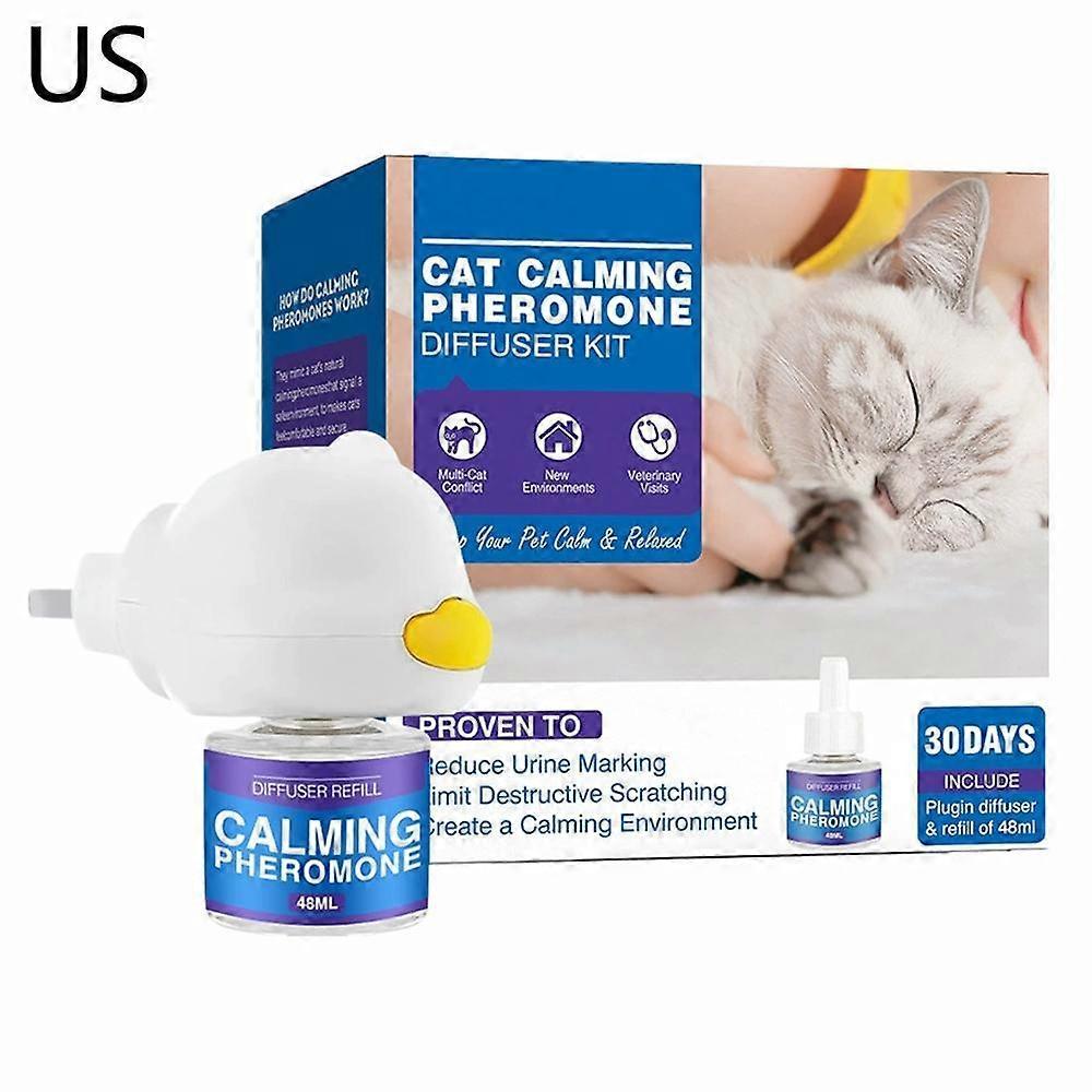Cat Calming Pheromone Diffuser Stress Relief Anxiety Control