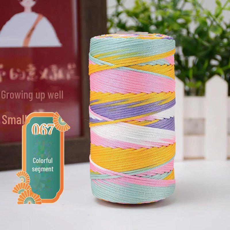 Экологичная конопляная пряжа для вязания крючком летних шляп, сумок и сандалий