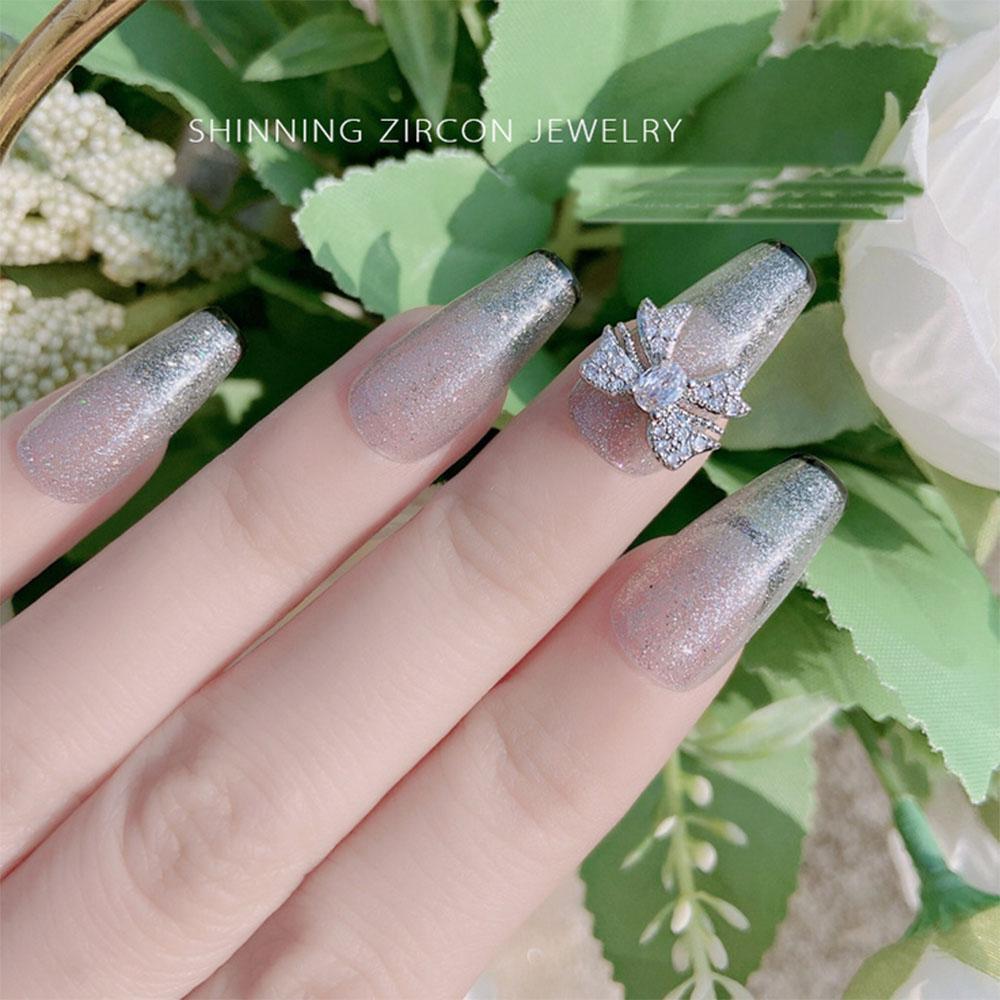 Украшения Роскошные DIY Украшения для нейл-арта Стразы для ногтей Аксессуары для маникюра Бантики Ювелирные изделия