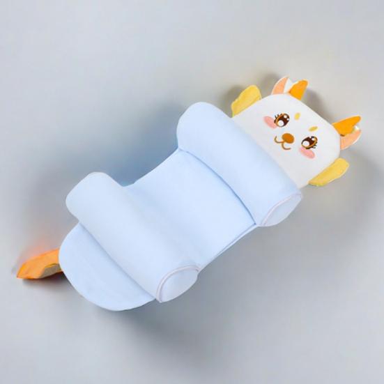 Подушка-поддержка для младенца Мягкая дышащая подушка для головы младенца для новорожденных 0-12 месяцев Сон Легкая Удобная для путешествий Наволочка в форме ребенка