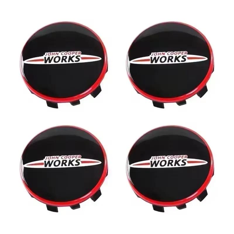 4 шт. 54 мм 56 мм Для Mini Cooper One S JCW R53 R55 R56 R57 R60 F55 F56 Наклейка-значок-эмблема на центральный колпачок колеса автомобиля