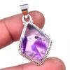 Natural Cacoxenite Gemstone 925 Solid Sterling Silver Jewelry Pendant 1.50" z7W29