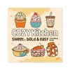 CozY Kitchen Милая, смелая и простая раскраска для взрослых и подростков, моменты для релаксации