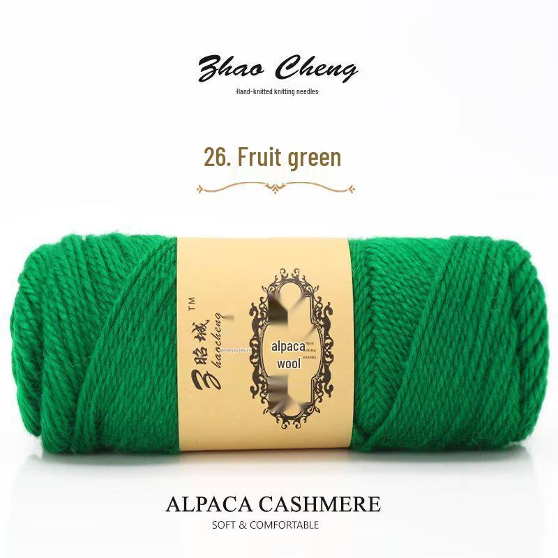 Шарф-подушка из альпаки ручной вязки – Средней толщины, Мягкий, Сделай сам, Крючком