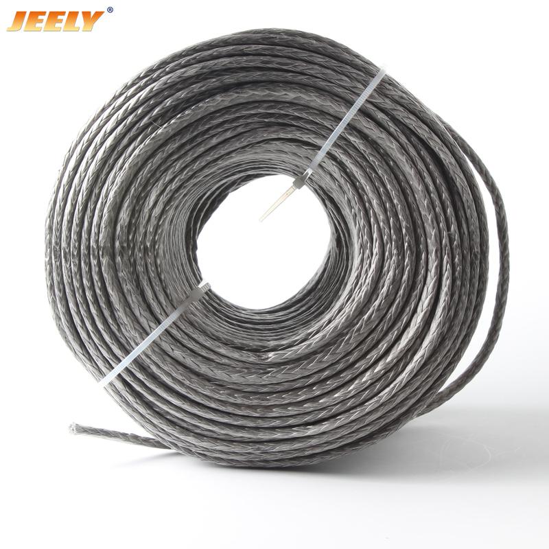 20m 4mm 12 Strands 4000LB Uhmwpe Hollow Braid Sailboat Rigging Halyard Towing Winch Rope