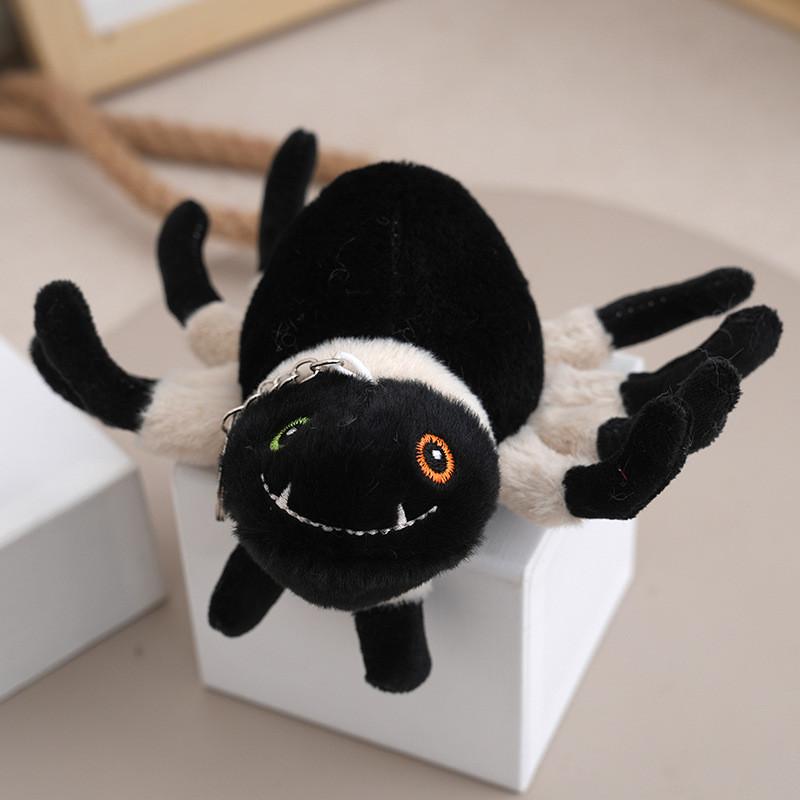 Прекрасный миниатюрный плюшевый брелок-паук, мягкая игрушка-кукла, мягкий и милый дизайн, 12 см