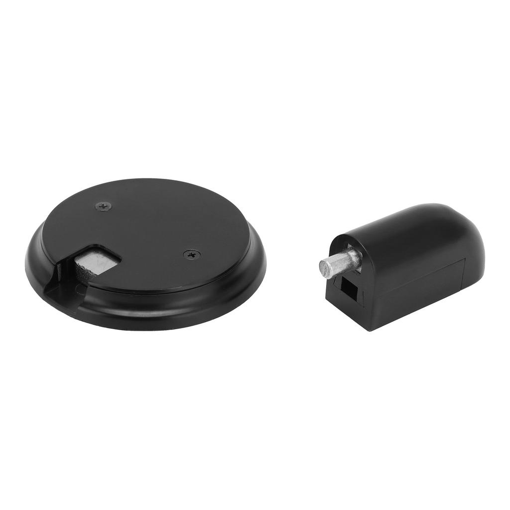 Door Stoper Push Type Strong Magnetic Mechanical Windproof Suction Door Stop Silent Firm Door Stop CatchMatte Black