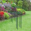 Heart Shaped Metal Garden Trellis Set of 4 or 6 for Plant Support and Decorative Garden Border Solutions