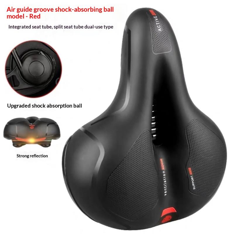Reflective Hollow Bike Seat Comfortable and Breathable for Everyday Use