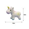 Латексная игрушка для собаки Карли единорог 8 х 8 см, разные цвета, 1 шт.
