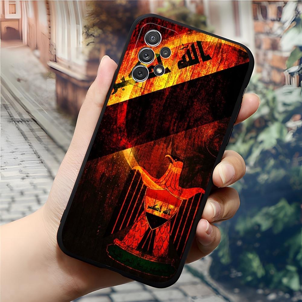 Iraqi Iraq National Flag Phone Case For Samsung Galaxy S24 S23 S26 S22 S25 S20 A16 S21 Ultra Fe Plus A54 A24 A53 Coque