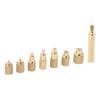 8 Pcs Internal Thread Heat Insertion Tool Brass Knurled Nut Heat Insert Nut Soldering Iron