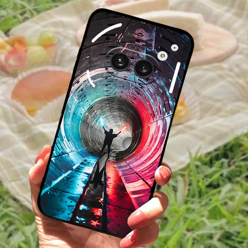 Чехол-бампер для Nothing Phone 2A, силиконовый, мягкий, модный, черный, Full Protective A142 Capa
