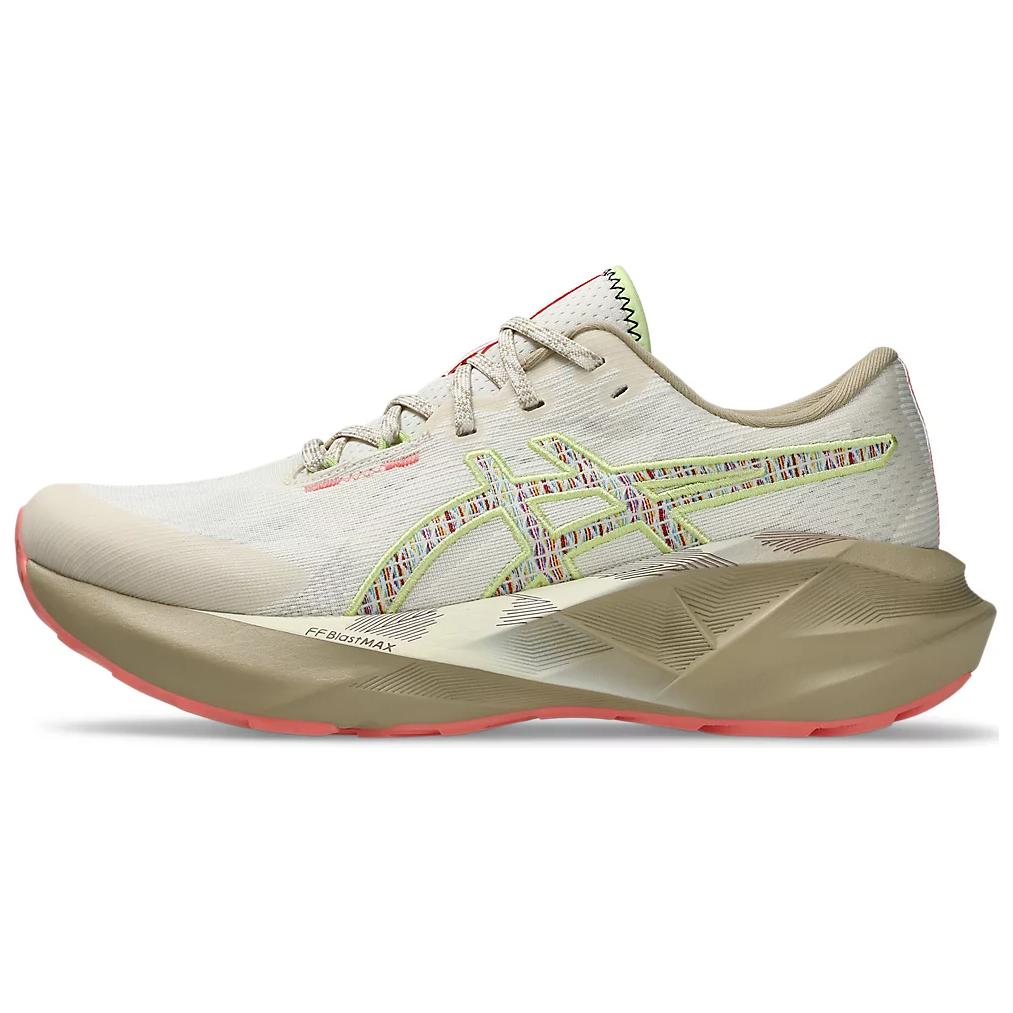 New Asics NOVABLAST 5 Anti Slip Wear Resistant Low Top Running Shoes Women's Beige 1012B809-700