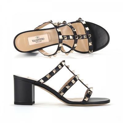 Valentino 5w2S0c47 Vod 0no  S0c47 Vod 0no  Шлепанцы Rockstud