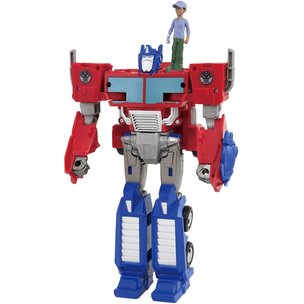 Takara Tomy Transformer ESC-01 Spin Changer Optimus Prime & Lobby Action Figures Set