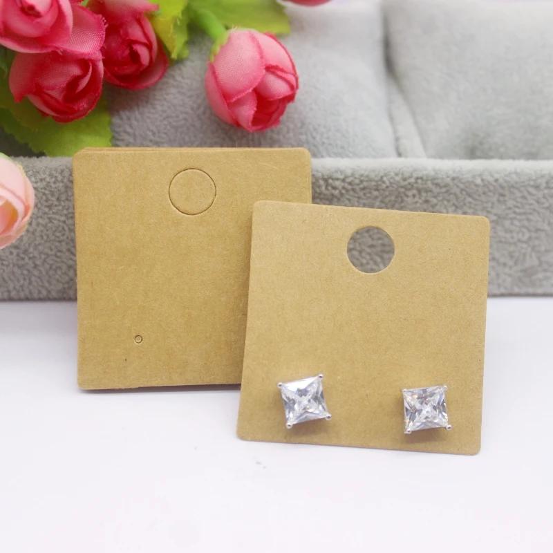 100pcs Multi Size Display Earring Cards, Earrings, Earring Packaging Label Cards