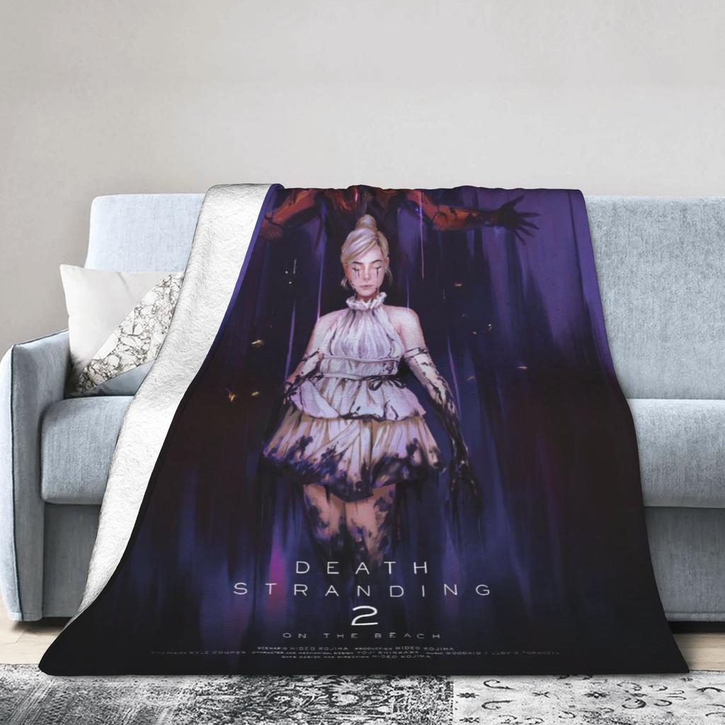 Death Stranding Видеоигра Супермягкое Одеяло Мальчик Девочка Плюшевое Плед Модное Уличное Фланелевое Покрывало Покрывало для Дивана