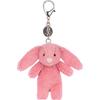 Jellycat Застенчивый Розовый Зайчик Куклы Плюшевый Подвеска 8см Высотой