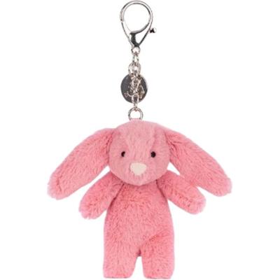 Jellycat Застенчивый Розовый Зайчик Куклы Плюшевый Подвеска 8см Высотой